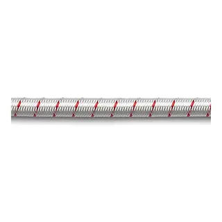 ROBLINE Chock cord / strikk - hvit/r&#248;d &#216;8mm - metervare