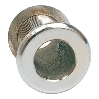 Skroggjennomf&#248;ring - 1 1/4&quot; Forkrommet Messing
