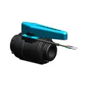 TRUDESIGN Kuleventil m/giver - ¾" 90277 - Sort - For display 127107