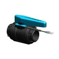 TRUDESIGN Kuleventil m/giver - 1" 90243 - Sort - For display 127107
