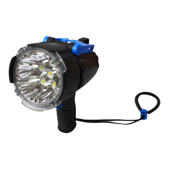 1852M LED Lyskaster 10.000 Lum oppladbar 6 x 19 W 