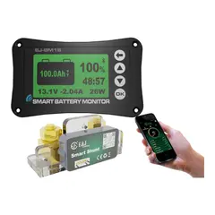 Batterimonitor Smart med Lux LCD display Bluetooth - 500A (maks)