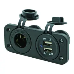 1852M Str&#248;muttak + dobbel USB 12V