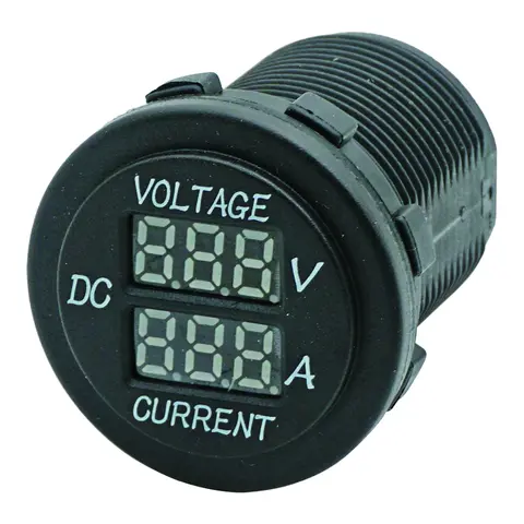 1852M Digital volt- og amperemeter 6V-30V DC/0A-10A DC