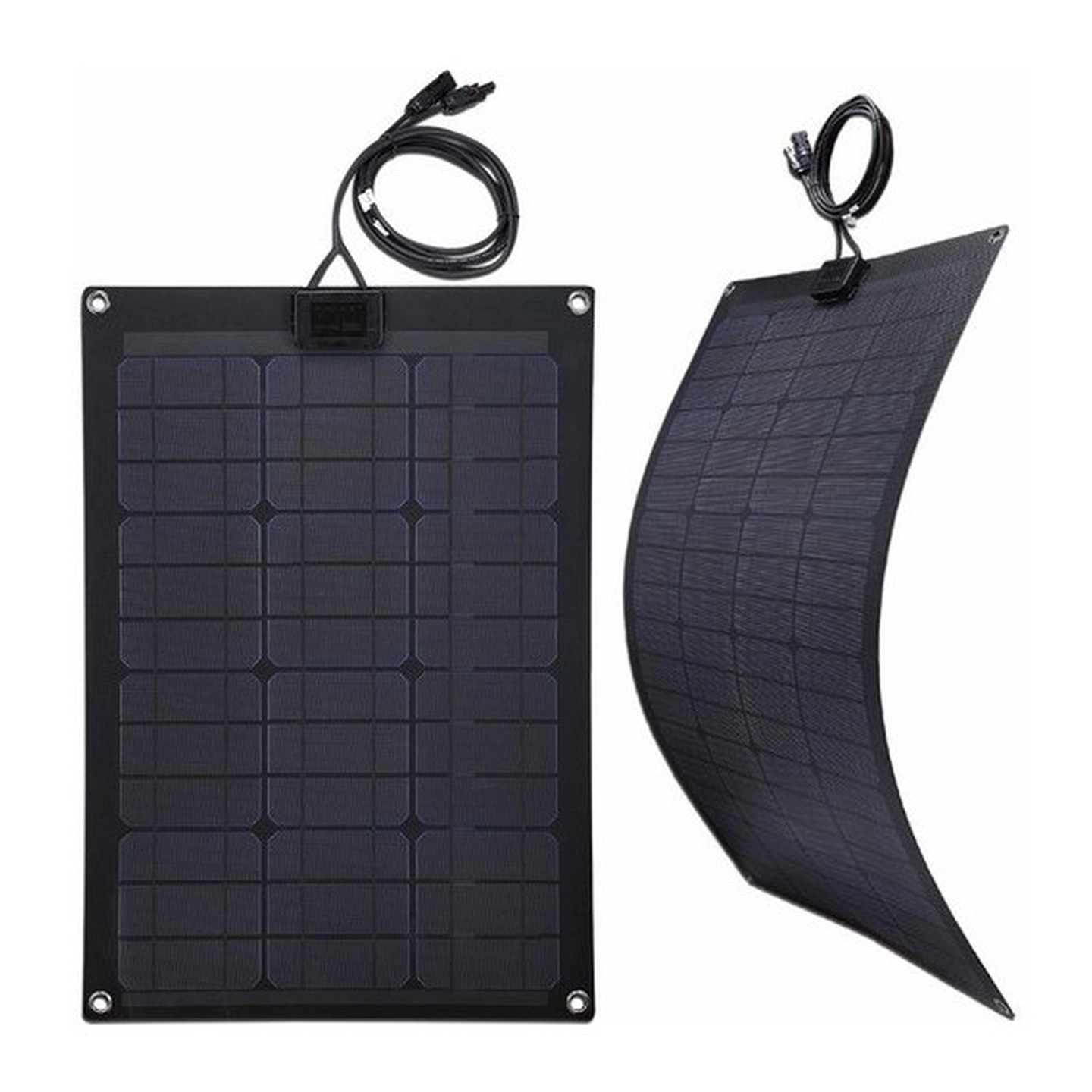 Fleksibelt Solcellepanel 100W 125 x 57 cm