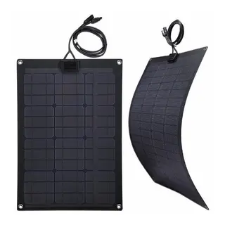 Fleksibelt Solcellepanel 100W 125 x 57 cm