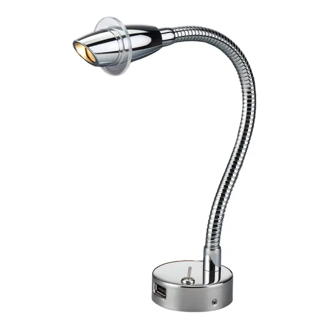 1852M Cygnus LED-lampe m/bryter og USB 