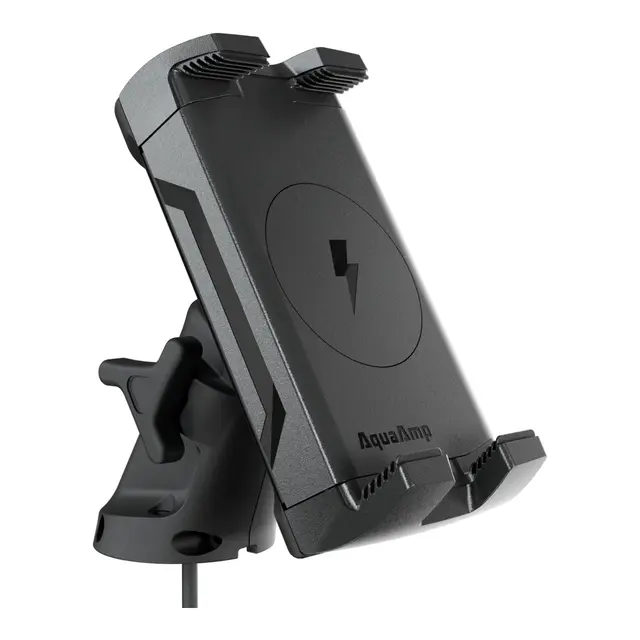 AQUAAMP 500 - Mobilholder/lader 15W Qi2 m/magnet (MagSafe/PixelSnap) 