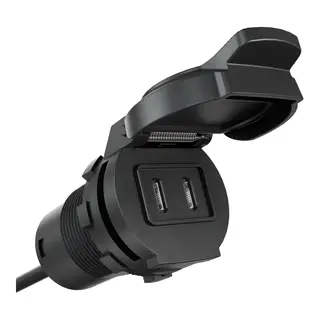 AQUAAMP Dual USB-C - 10W med lokk