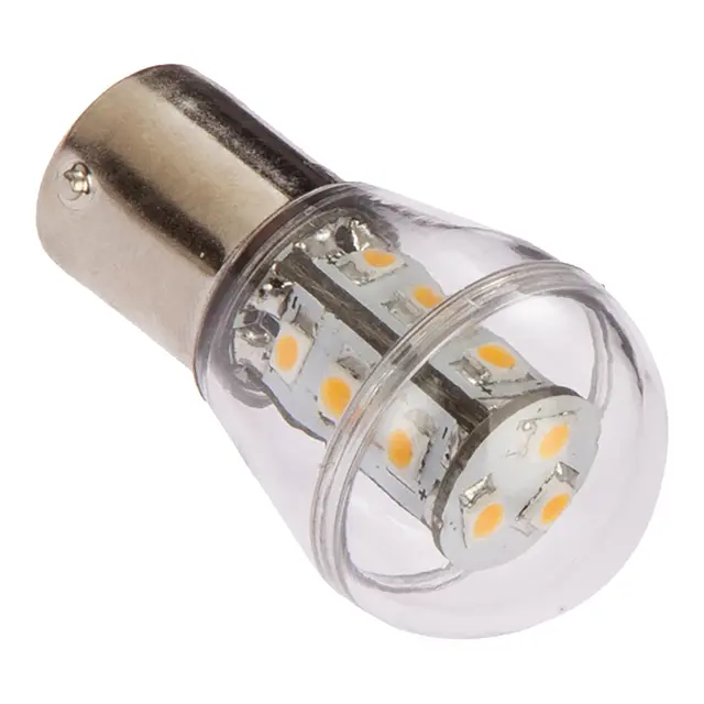 NAUTICLED Pære BA15D 2700K (varmhvit) 15 SMD - 1,6W 
