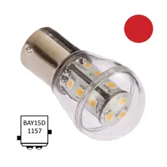 NAUTICLED LED lanternep&#230;re Bay15D R&#248;d 1,2W - Babord