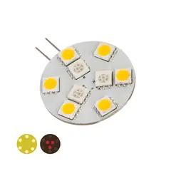 NAUTICLED LED P&#230;re G4, Varmhvit + R&#248;d 120&#176; Lysvinkel - 1,4W - 10-30V