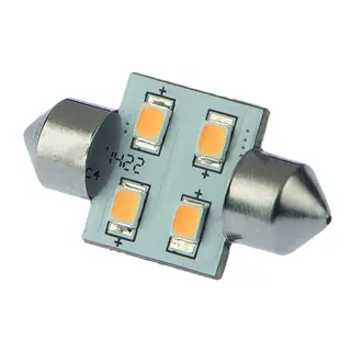 NAUTICLED LED pinol p&#230;re 31mm 10-30VDC 0,8/8 W