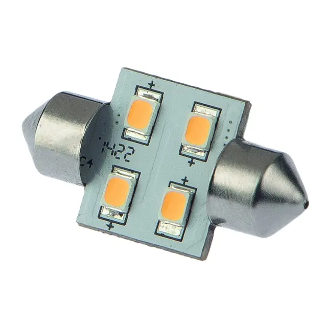NAUTICLED LED pinol pære 31mm 10-30VDC 0,8/8 W 
