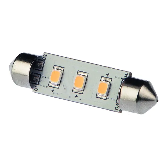 NAUTICLED LED pinol pære 37mm 10-35VDC 0,6/5 W 