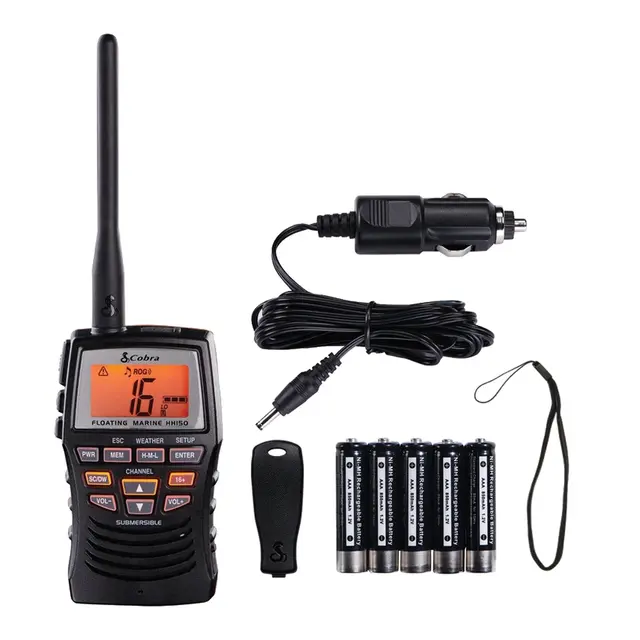 COBRA VHF håndholdt HH150 Flyter i vann 
