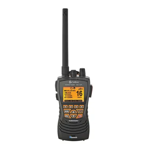 COBRA HH600 H&#229;ndholdt VHF m/GPS &amp; DSC flyter i vann