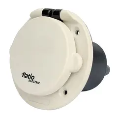 RATIO Landstr&#248;minntak 16 A Hvit pylamidplast - IP56 - 230V