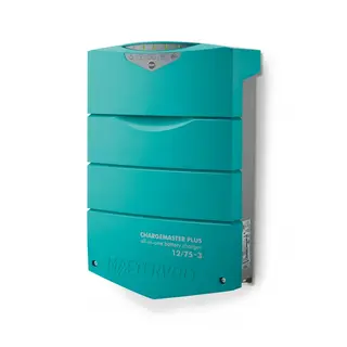MASTERVOLT Chargemaster PLUS 12V / 75Ah - Batterilader - 3 utganger