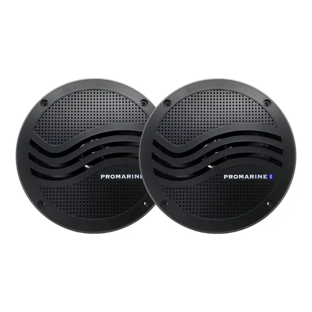 LTC PROMARINE Bluetooth Høyttalerspiller 6,5" m/ innebygget forsterker - Sort 