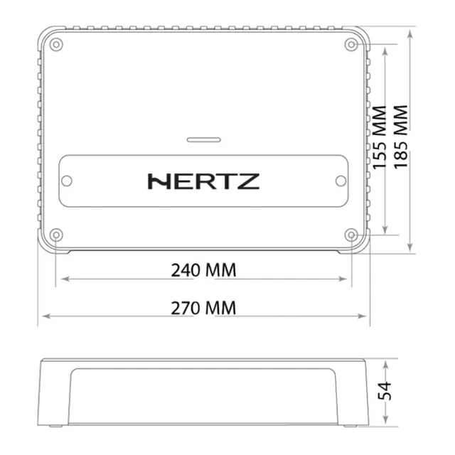 HERTZ Forsterker Venezia V5C - 5 kanaler 115x4W + 550W RMS i 2 ohm 