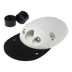 Kabelgjennomf&#248;ring vanntett 90&#176; Hvit - 6mm for 2 kabler