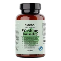 BIOCOOL Wash my laundry, 250 ml T&#248;y vaskemiddel - ca 50 h&#229;ndvask