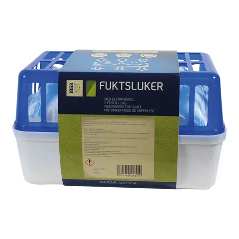 1852M Fuktslukerboks 2x 1kg 2 stk poser 1kg medf&#248;lger