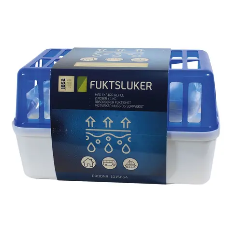 1852M Fuktslukerboks 2x 1kg 2 stk poser 1kg medf&#248;lger