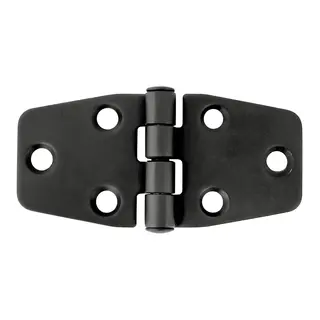 1852M Hengsel 37 x 76 mm syrefast sort