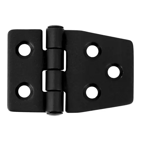 1852M Hengsel 37 x 57 mm syrefast sort