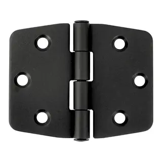 1852M Hengsel 74 x 74 mm syrefast sort