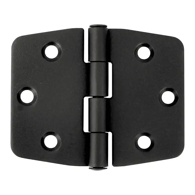 1852M Hengsel 74 x 74 mm syrefast sort 