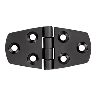 1852M Hengsel 76 x 39 mm syrefast sort