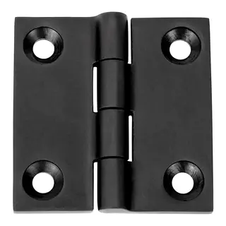 1852M Hengsel - 51 x 51 mm Sort - syrefast