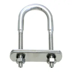 U-bolt- Baugkrok - syrefast st&#229;l M10 - 110mm lang - 45mm gjenge