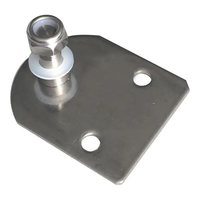 Gassdemperbrakett 316 48x58mm - 8 mm 
