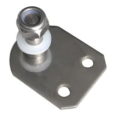1852M Gassdemperbrakett rett 45x35mm - 8mm - 316