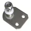 1852M Gassdemperbrakett rett 45x35mm - 8mm - 316
