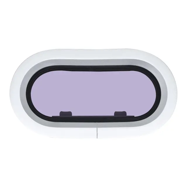 1852M Portlight oval - Alu 197 x 367 mm 