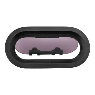 1852M Portlight oval - Alu 197 x 367 mm