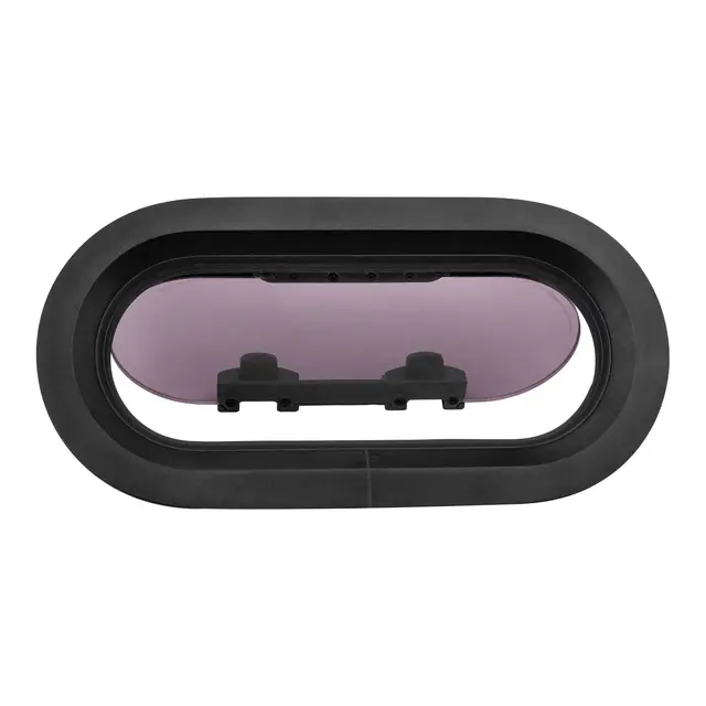 1852M Portlight oval - Alu 197 x 367 mm 