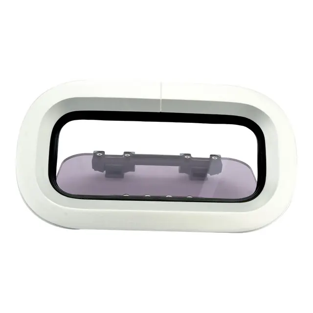 1852M Portlight oval - Alu 197 x 367 mm 