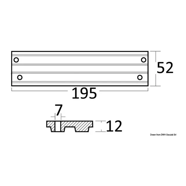 Anode Mercury 40-60 hk V6 135/150/175 Verado  818298 
