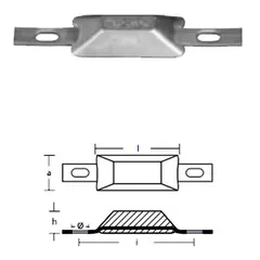 Skroganode aluminium - 0,3 kg