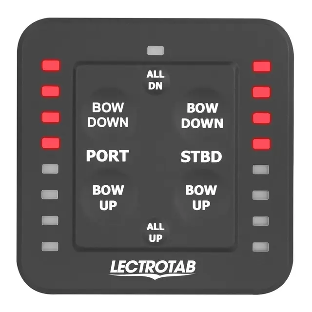LECTROTAB Trimplan kit i syrefast stål 9 x 12" (23 x 30 cm) m/LED kontrollpanel 