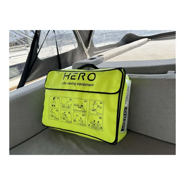 HERO Leisure redningsflåte lettvekt bag 4 / 6 mann 10 kg 