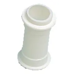 Drensrør - Hvit nylon Ø utvendig: 24mm