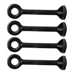 UNIMER Kalesjestrammer - 4pk mørkeblå - 65 mm lengde