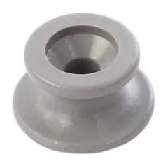 UNIMER Kalesjeknapp - 4pk Grå - i PP (polypropylen)